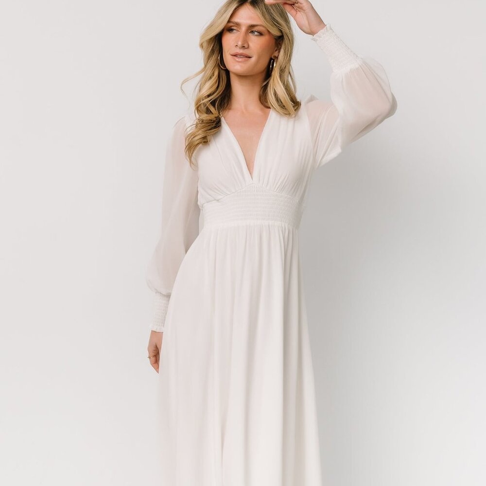 Baltic Born Olivia Maxi Dress | White Size XL - New with Tags!